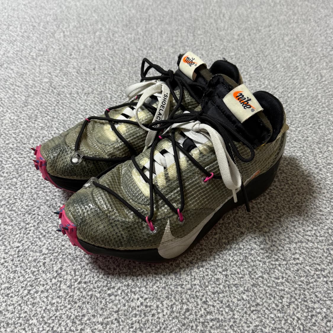 [정가 30만원] 나이키 오프화이트 베이퍼 스트릿 핑크 상품이미지6