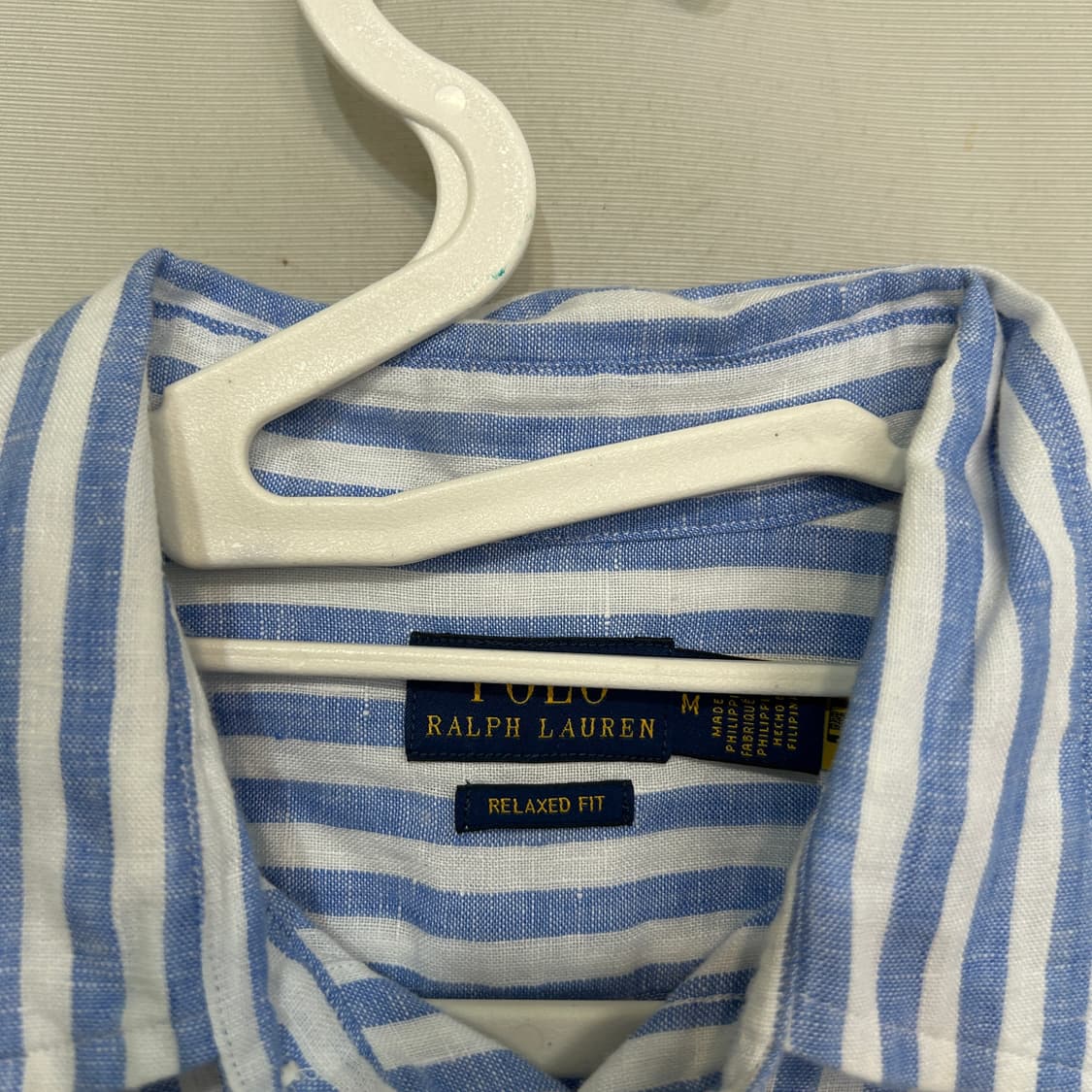 폴로 랄프로렌 남성 린넨 셔츠 M 릴렉스핏 상품이미지3