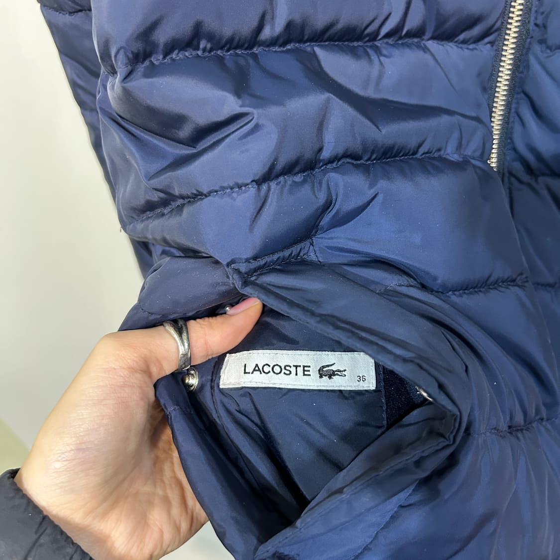 라코스테 여성 퀼팅 자켓 95 상품이미지5