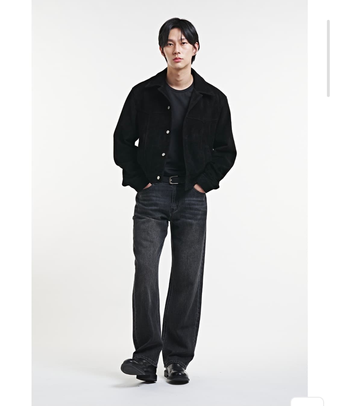 킨록앤더슨 카우 스웨이드 트러커자켓(L) 상품이미지3