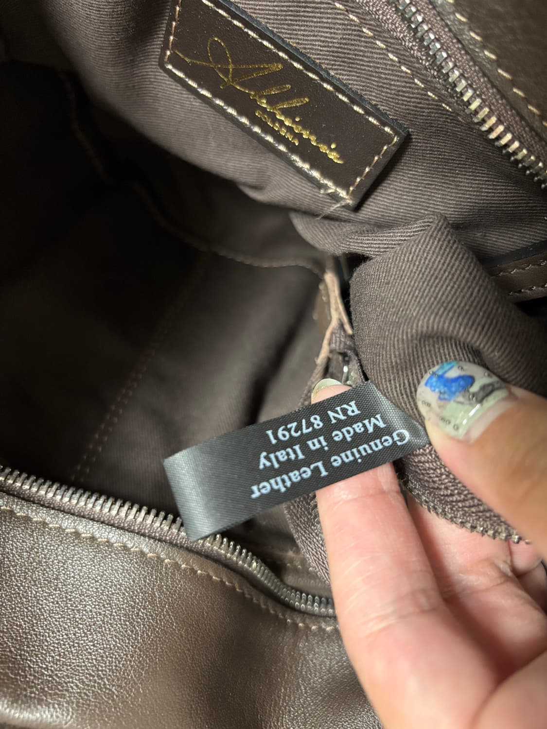 Crazy Pattern Leather Bag 상품이미지4