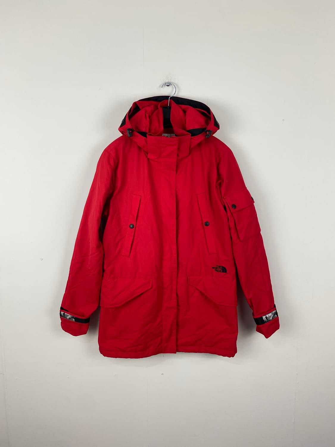 노스페이스 화이트라벨 레드 바람막이 자켓 L 상품이미지1