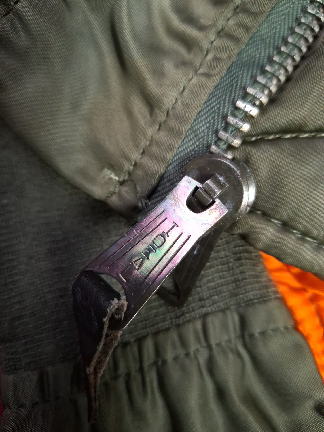 오리지날 미국제조 알파사 미공군 민수용 MA-1 항공자켓 상품이미지4