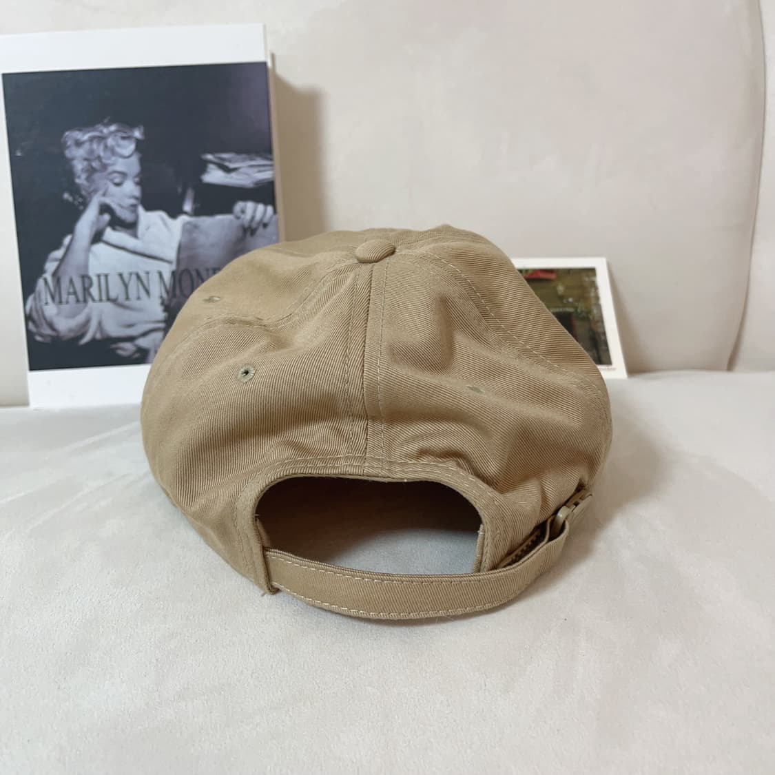 [정품] 라코스테 베이지 멀티컬러 로고 모자 상품이미지3