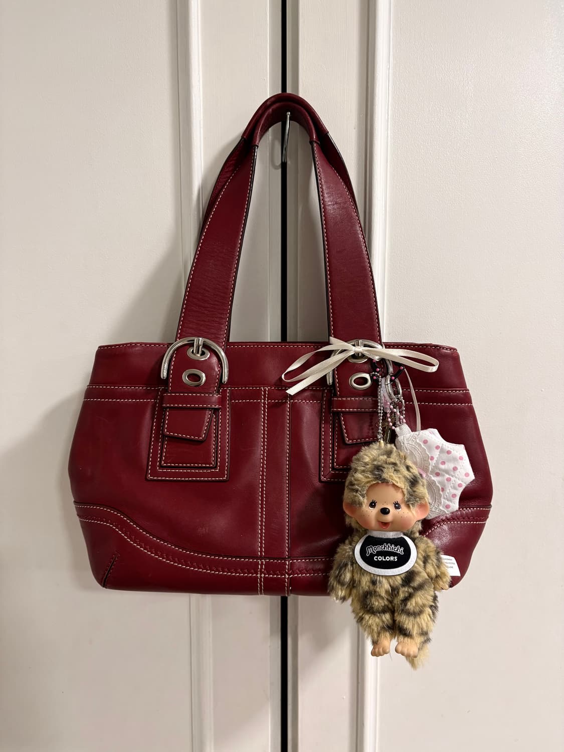 Coach red shoulder bag 상품이미지3