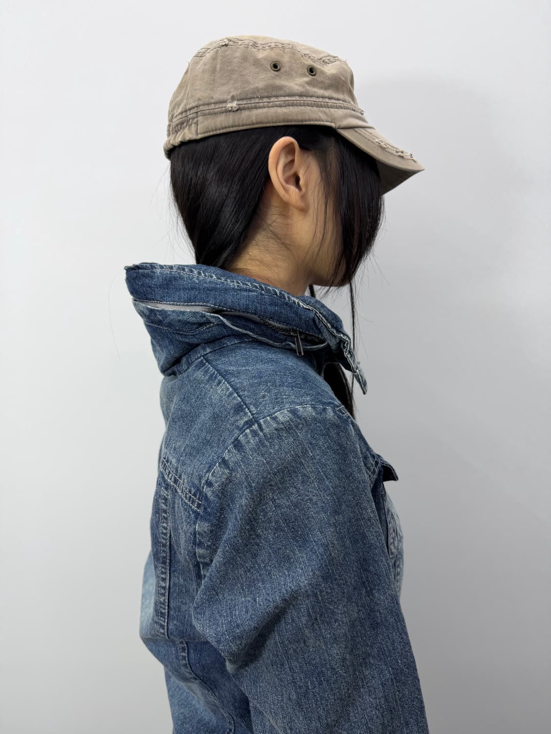 Cornflake hoodied denim jacket 상품이미지2