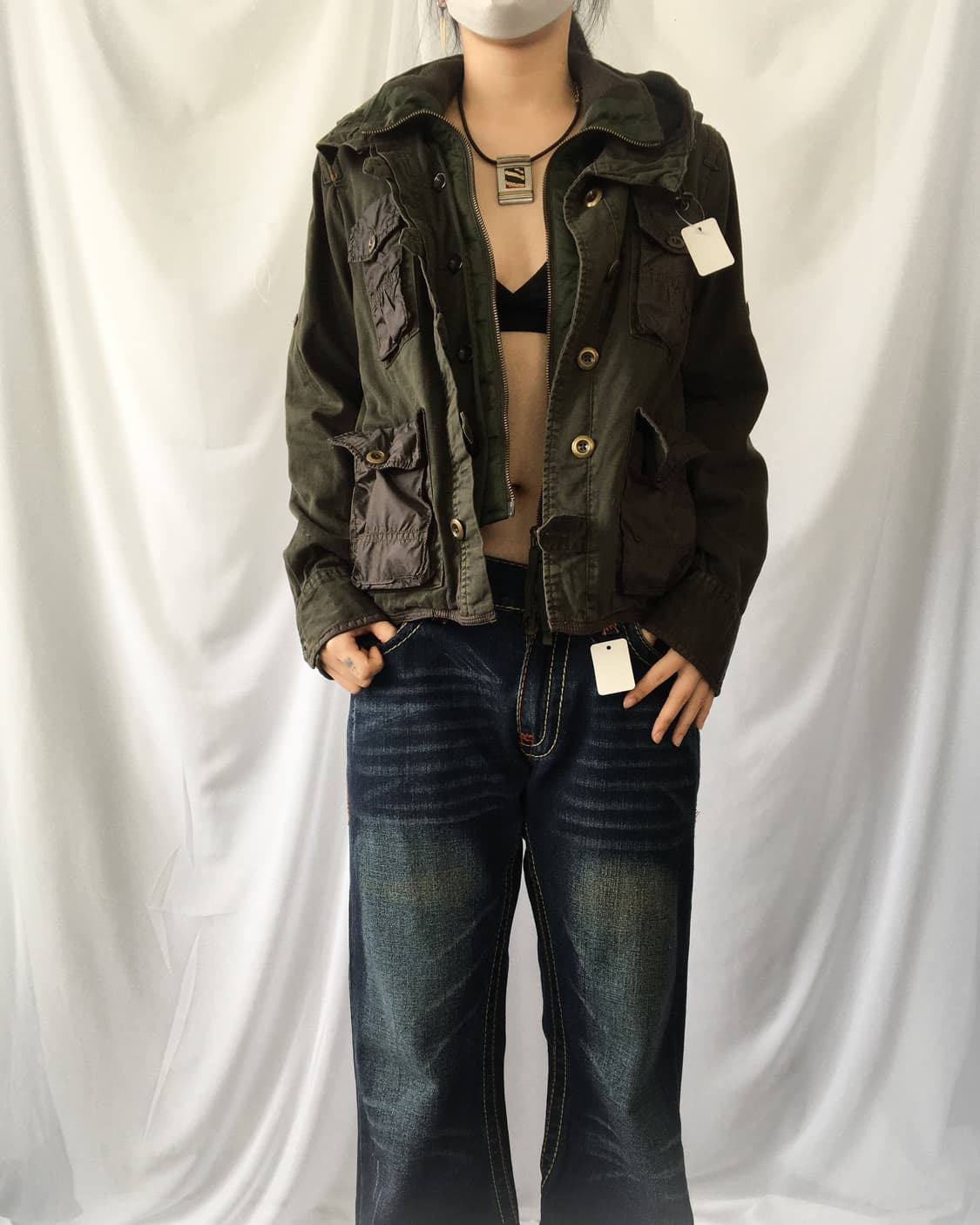 Avirex mfg high neck jacket 상품이미지7