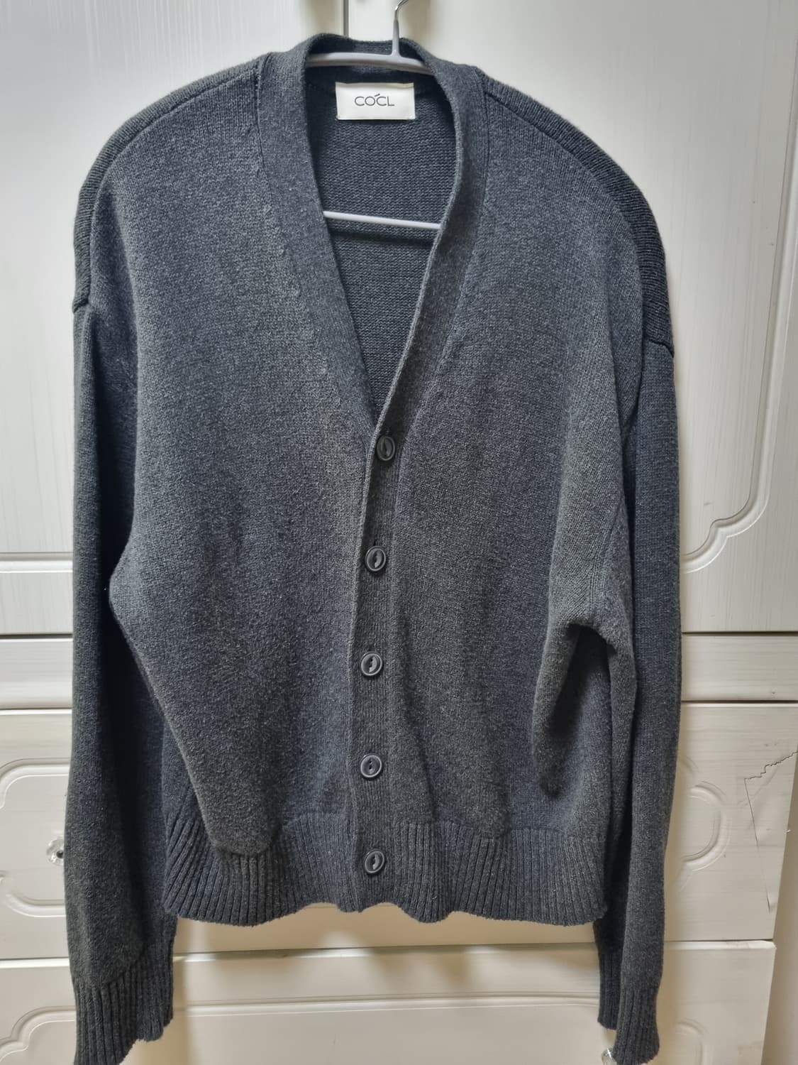 커스텀어클락 소프트 베이직 브이넥 가디건 상품이미지2