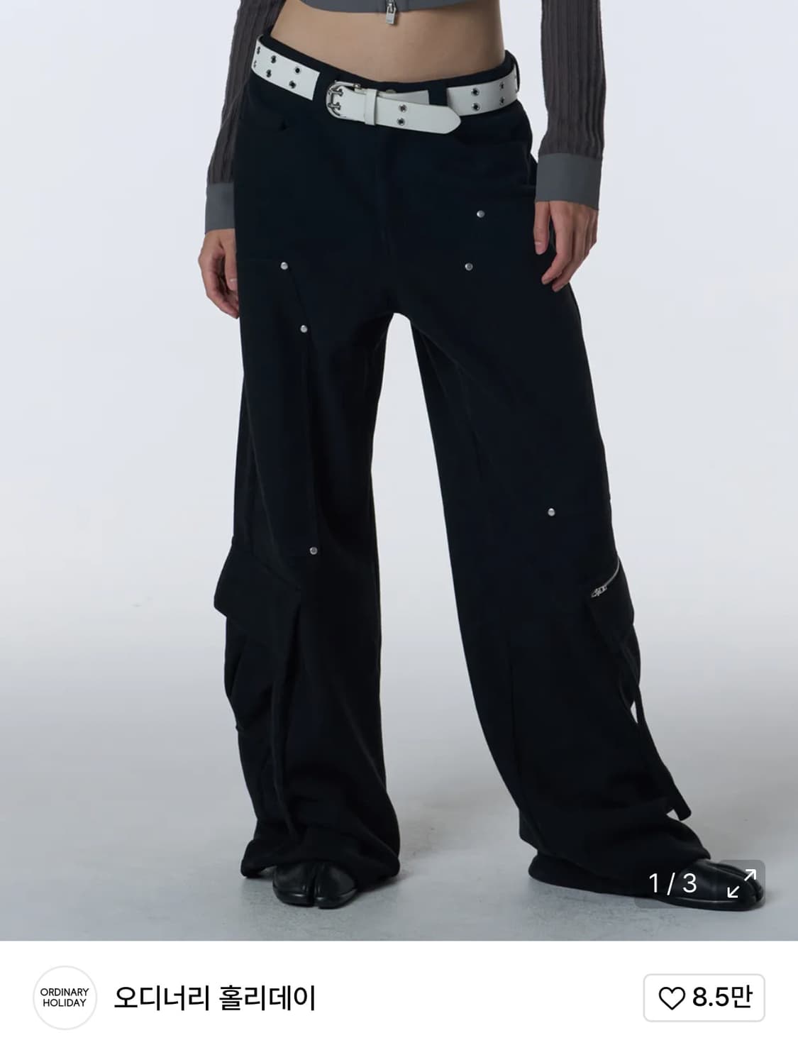 오디너리 홀리데이 카고 와이드 팬츠  상품이미지1