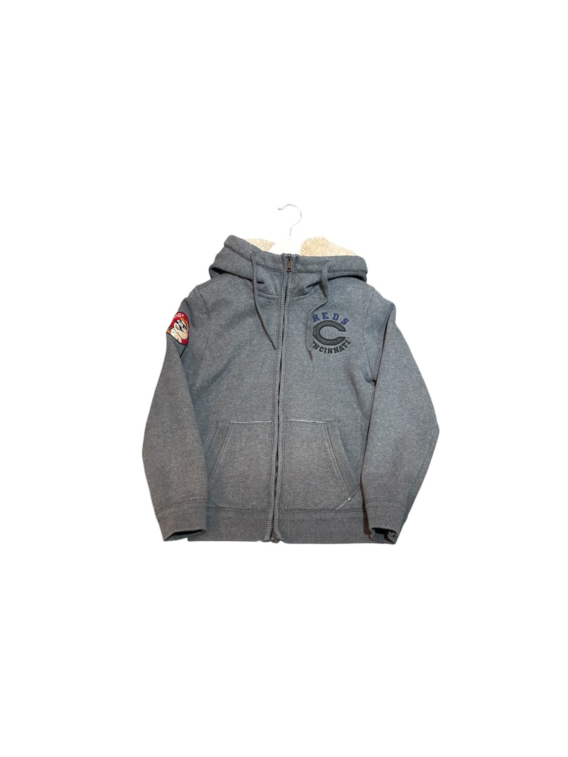 MLB 여성 퍼 후드집업 85(XS)사이즈 상품이미지1