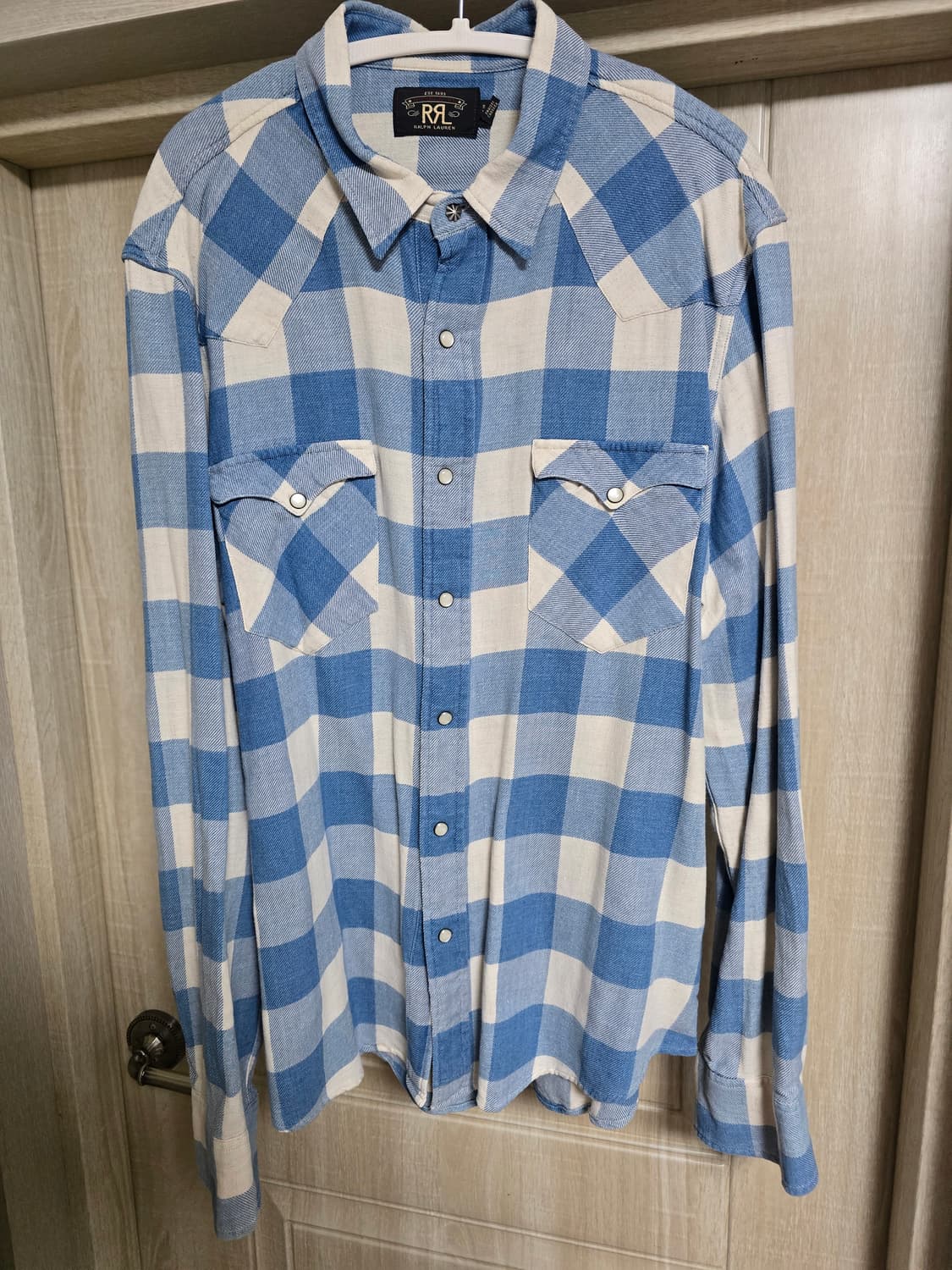 RRL 플래드 트윌 웨스턴셔츠 XL 상품이미지2