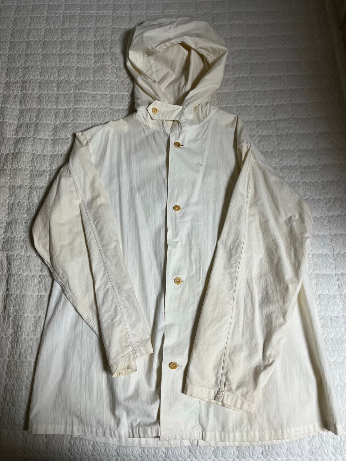 빈티지 프렌치 워크웨어 캔버스 오버코트 상품이미지1