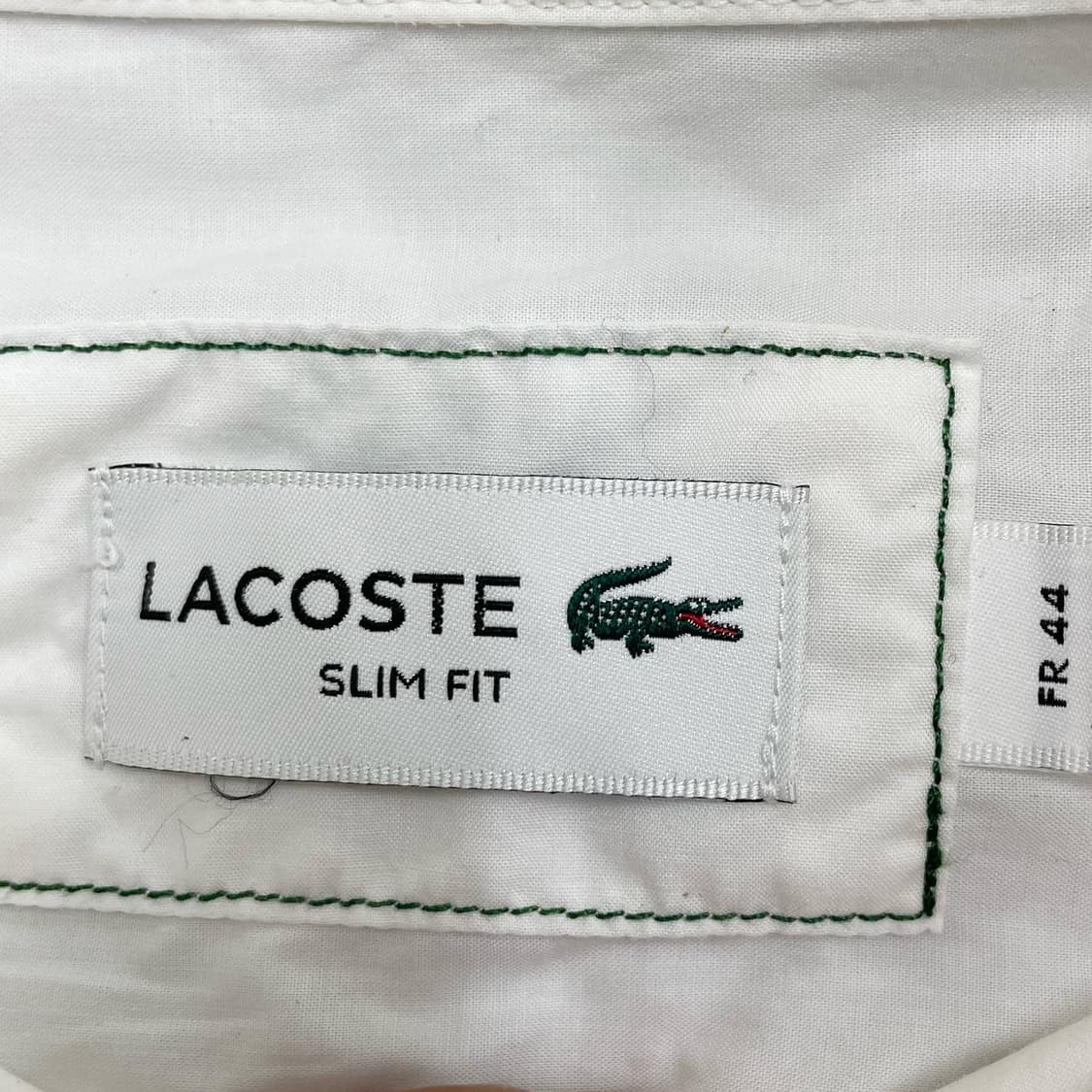 Lacoste  라코스테 자수로고 화이트 셔츠 상품이미지3