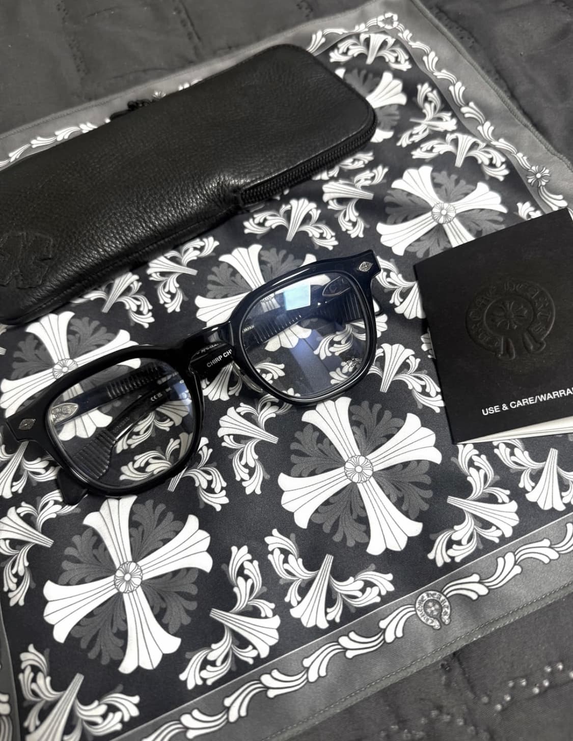 크롬하츠 첩첩 A 아시안핏 실버 블랙 상품이미지1