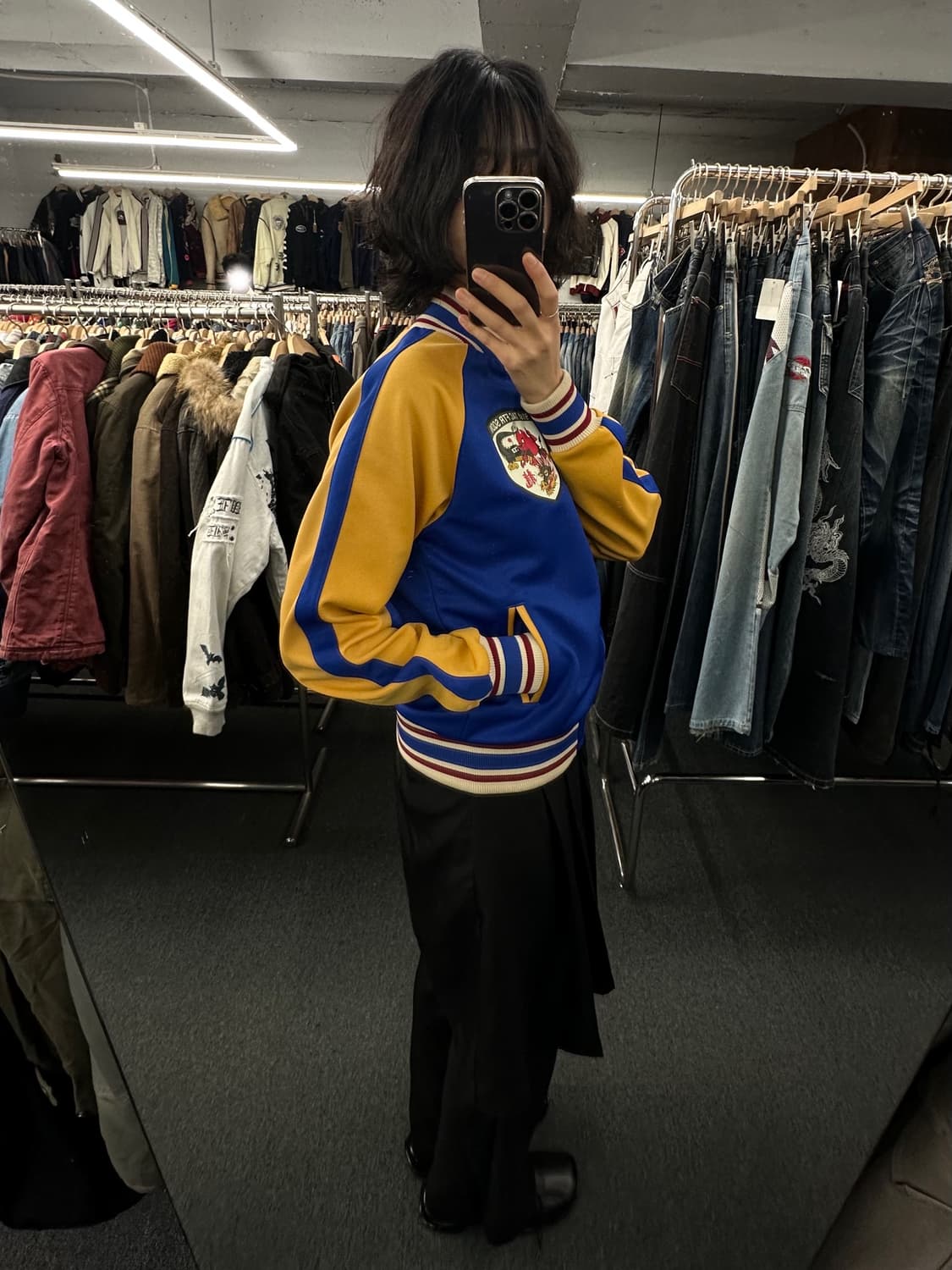 M)테드 컴퍼니 빈티지 프린팅 투톤 져지 상품이미지2