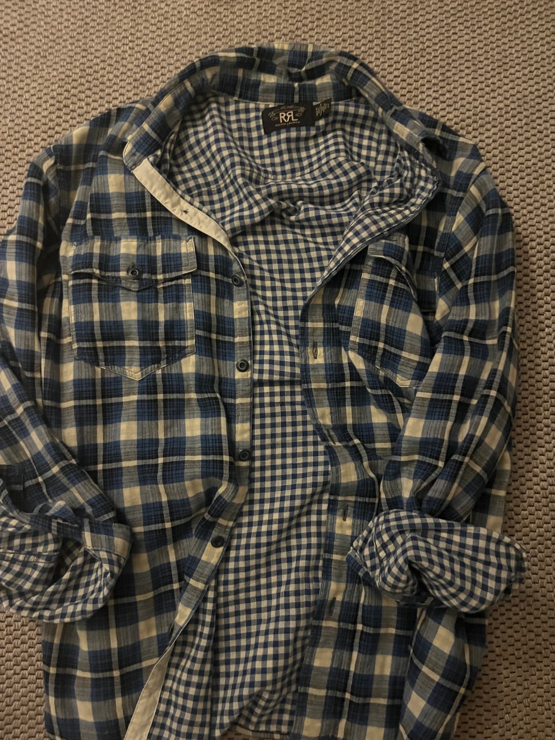 RRL 더플페이스 워크셔츠 L 상품이미지4