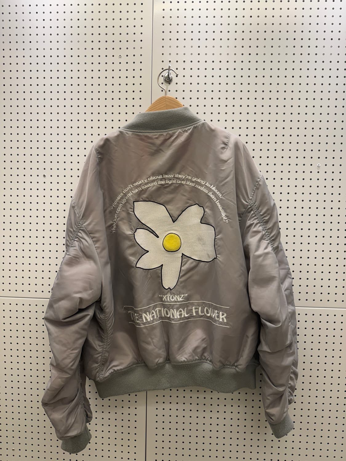 엑스톤즈 꽃자수 ma-1 항공점퍼 U1202 상품이미지3