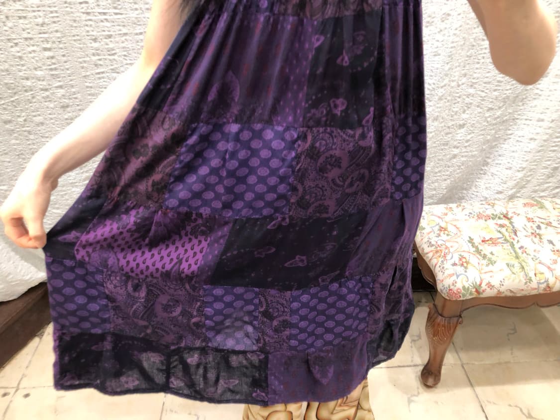 purple patchwork ops 상품이미지6