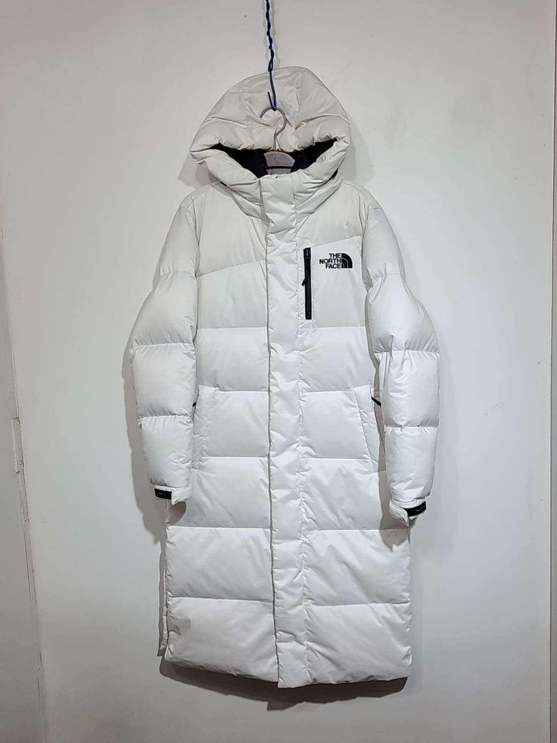 (S) 노스페이스 다운 롱패딩 점퍼 화이트 오리털 패딩코트  상품이미지1