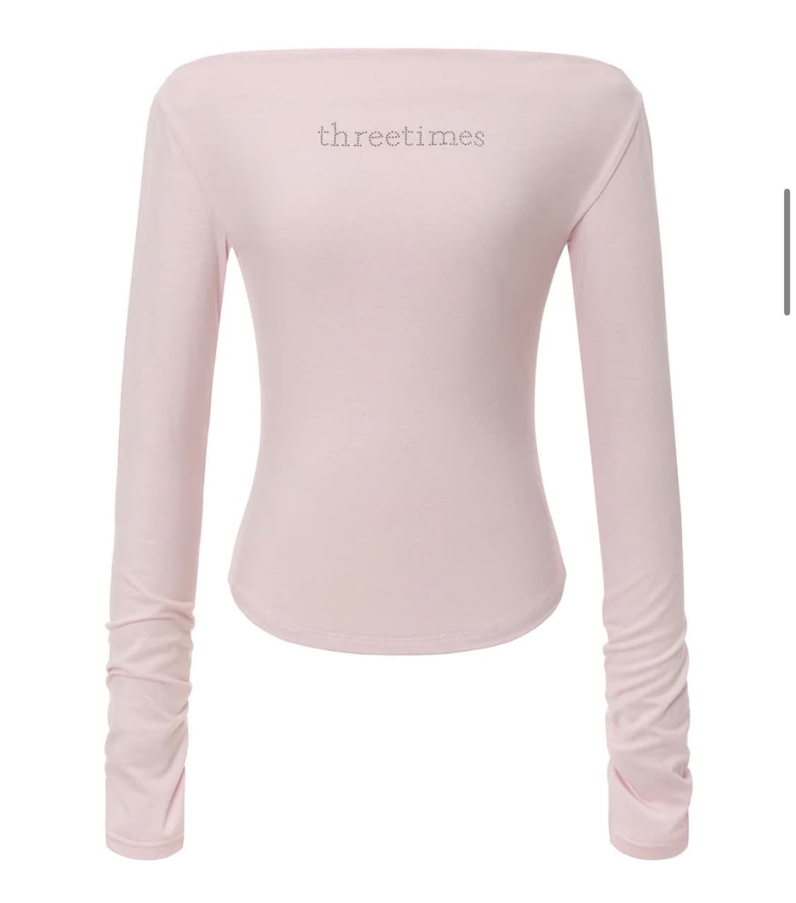 쓰리타임즈 블러시 블러쉬 티 핑크 blush tee 상품이미지1