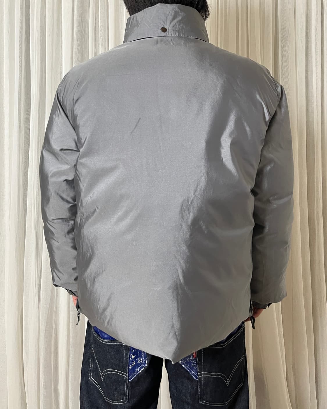 90s 겐조 옴므 실버 다운자켓 kenzo homme 패딩 상품이미지9