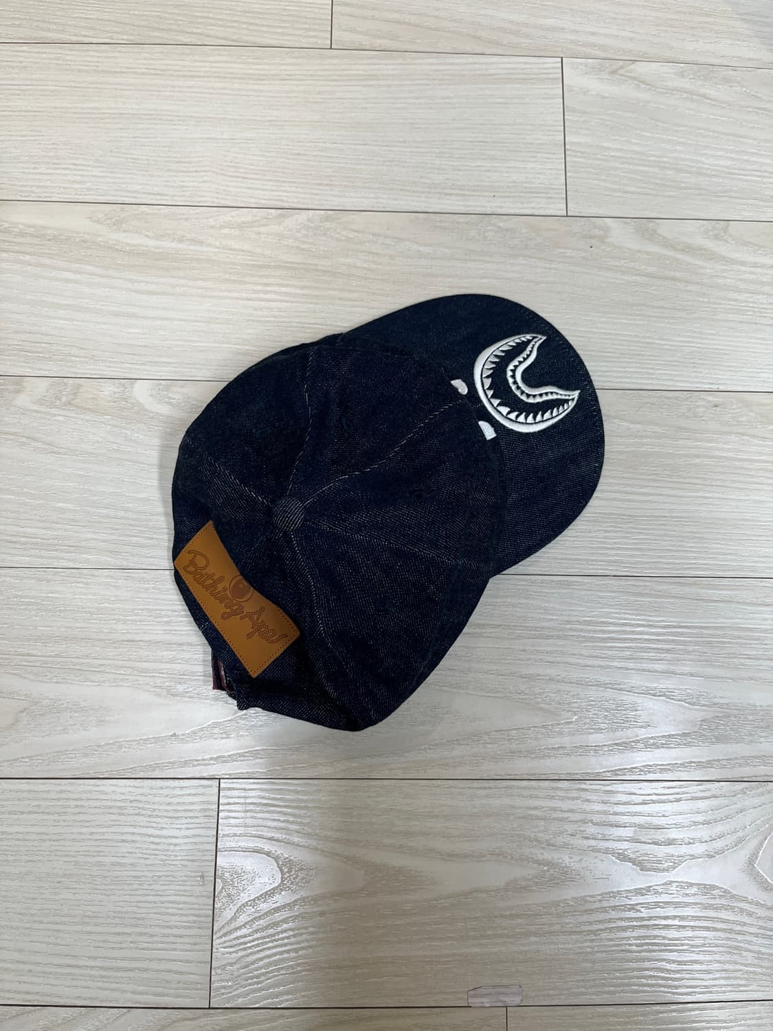 베이프 bape 데님 샤크 볼캡 상품이미지2