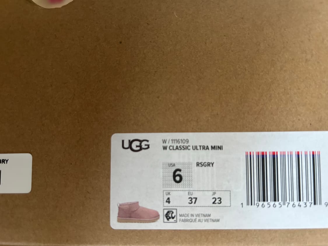 [정가이하]  UGG 어그 클래식 울트라 미니 로즈 그레이💗 상품이미지8