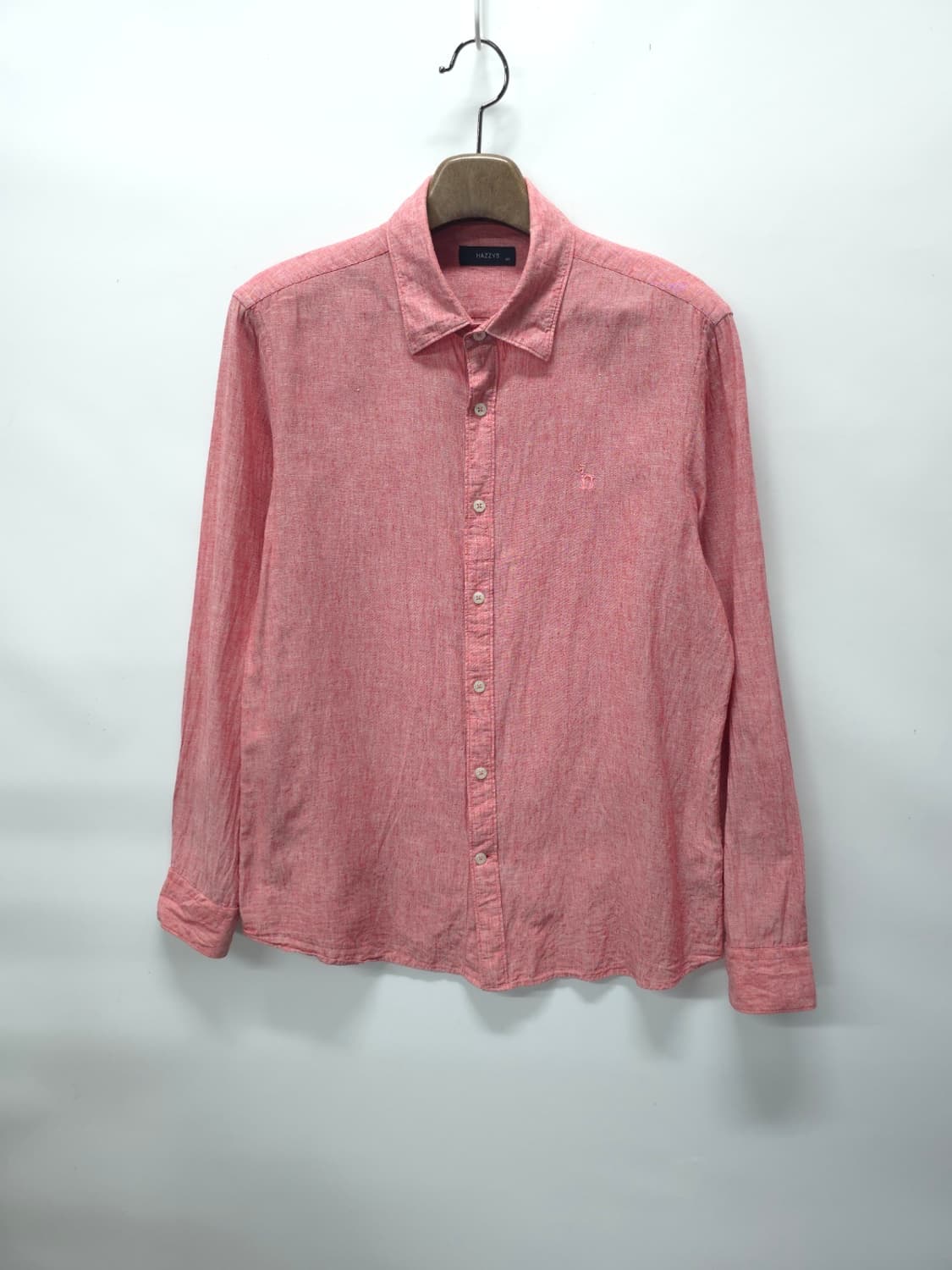 헤지스 남성 코튼 린넨 혼방 긴팔 봄여름 셔츠 (105) 상품이미지1