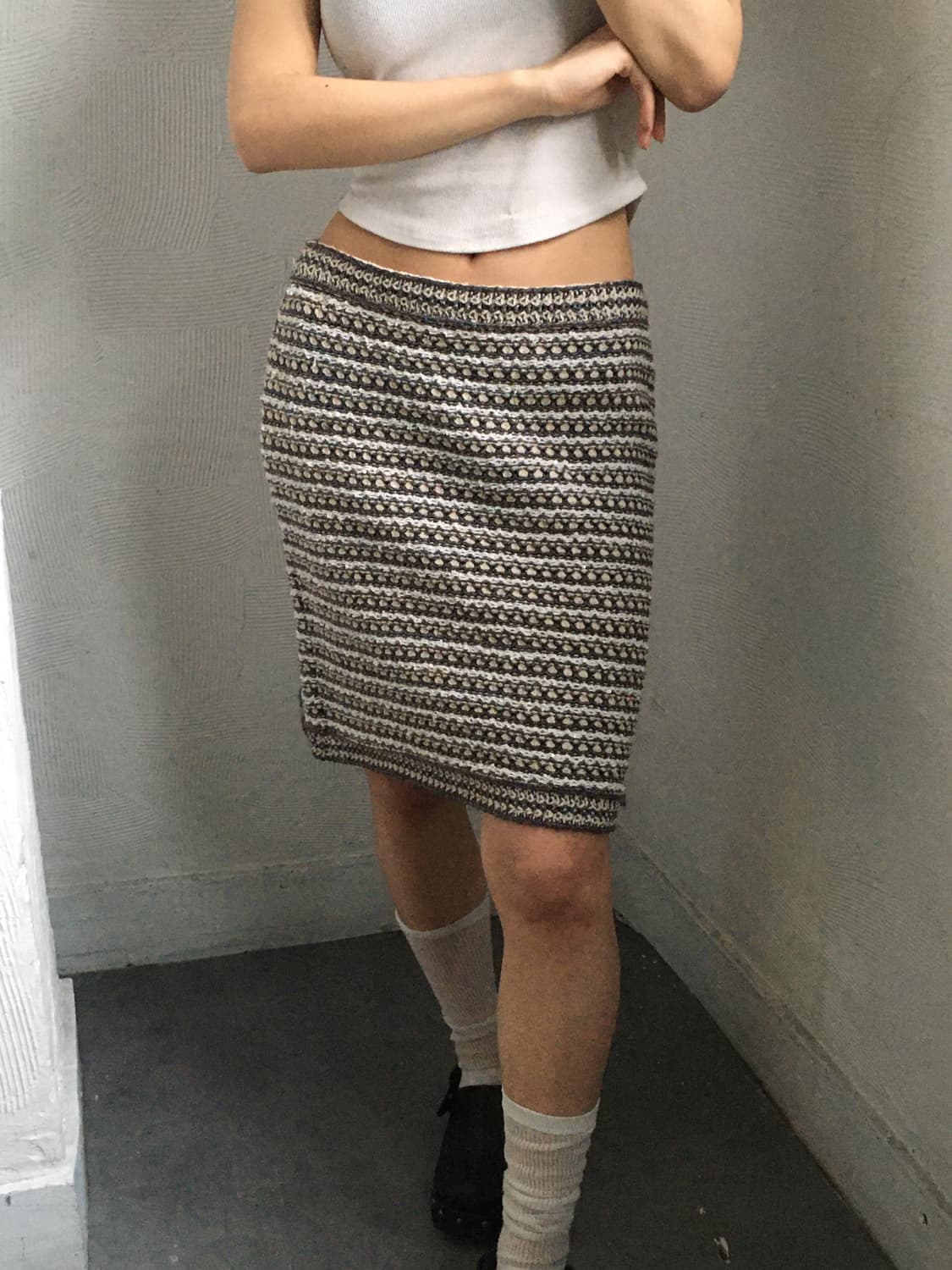 Chanel 샤넬 트위드 스커트  상품이미지1