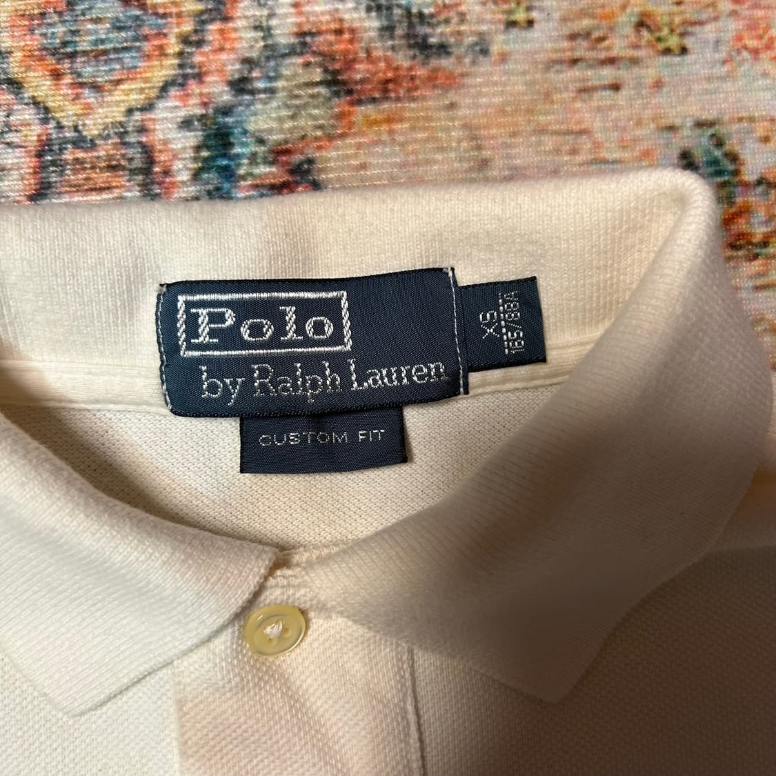 [S] 폴로 랄프로렌 월계수 자수 로고 카라 반팔 상품이미지3
