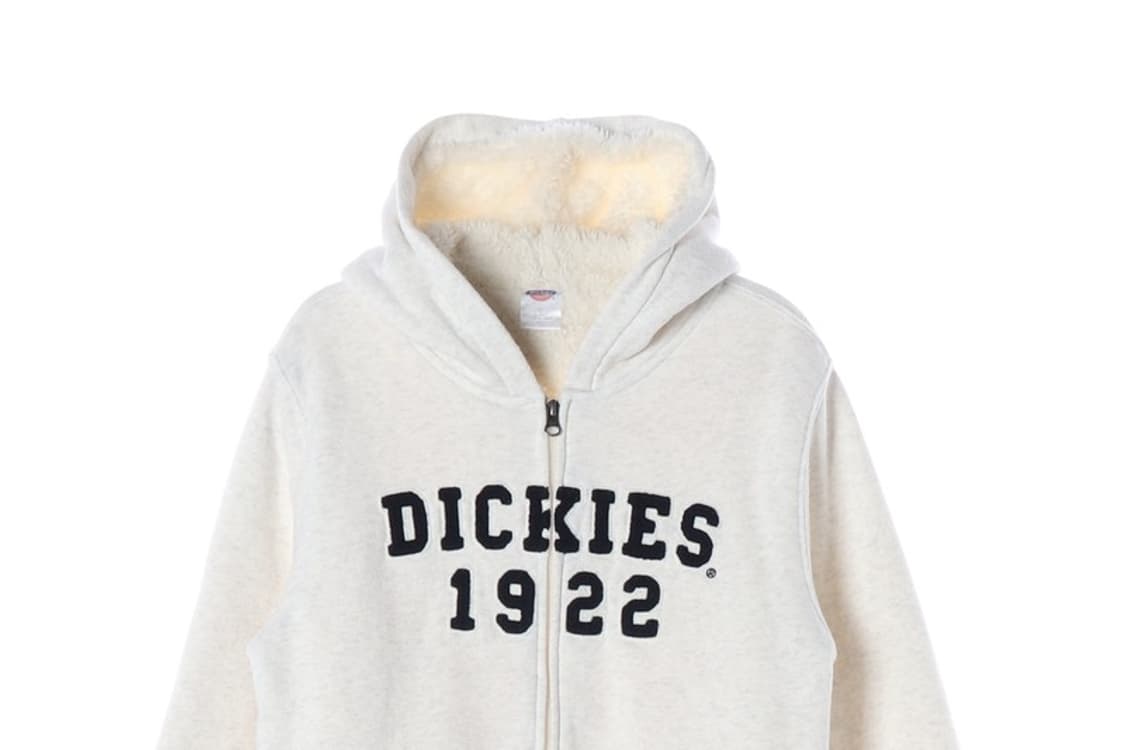 디키즈 1922 빅로고 양털 후드 집업 160 상품이미지3