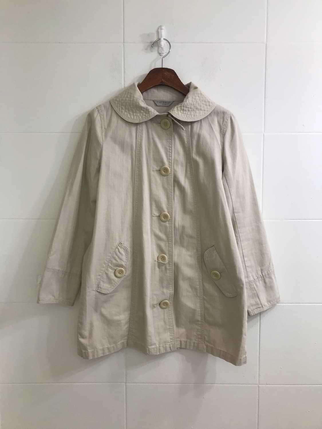 베이지 하구미 모리걸 도트 잔꽃 원피스 봄 코디세트 상품이미지4