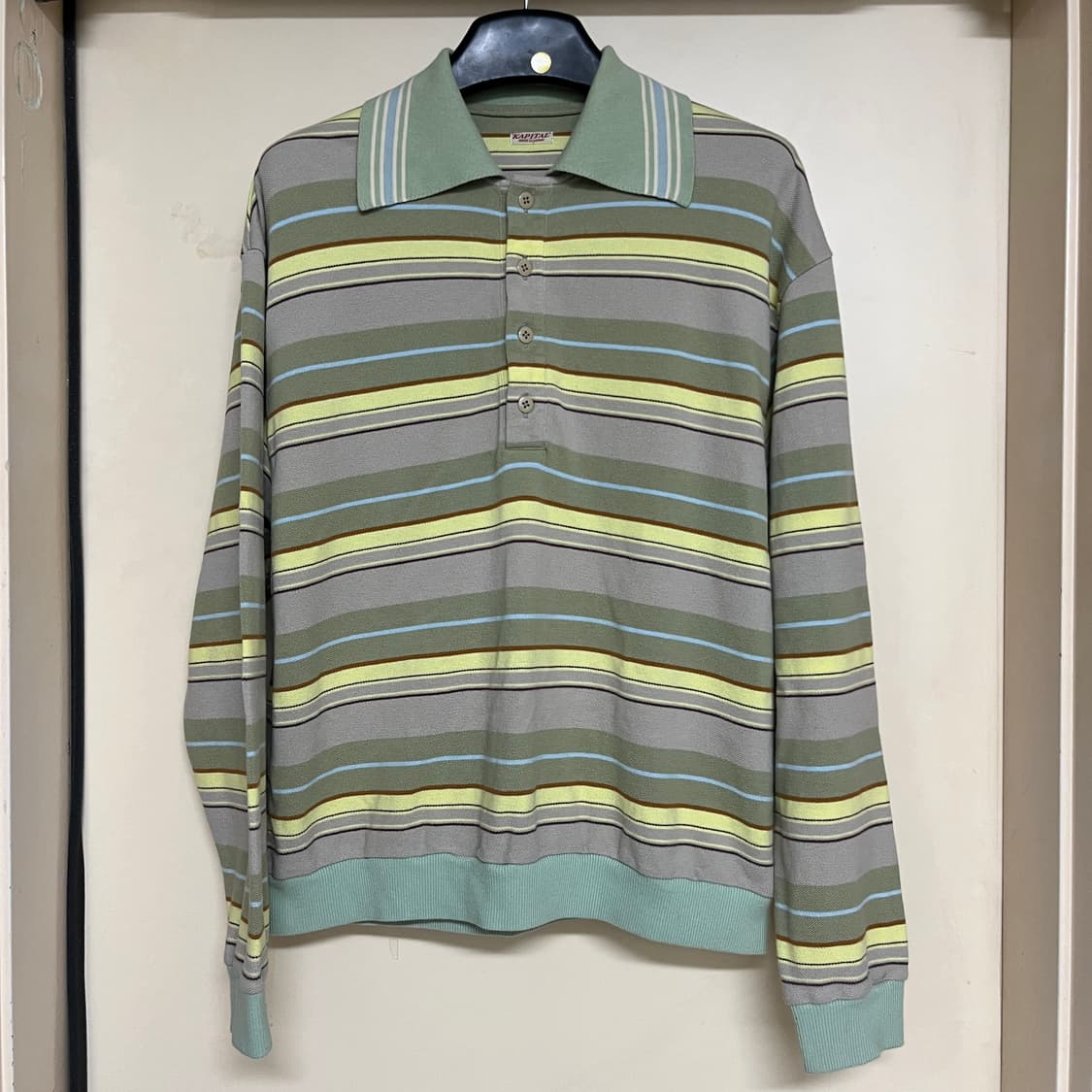 [2]캐피탈 멀티보더 카노코 랑글 카라 폴로 /뉴진스하니 kapital 상품이미지2