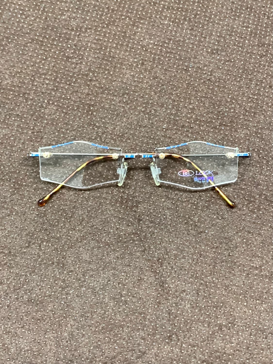 백산 90’s 아카이브 림리스 무테안경 상품이미지5