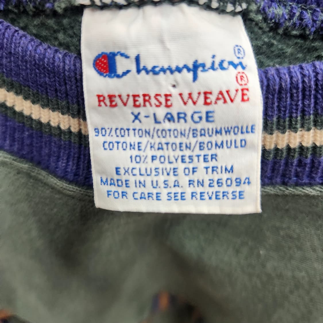 올드스쿨 챔피온 리버스스위브 스웻 맨투맨 XL 상품이미지5