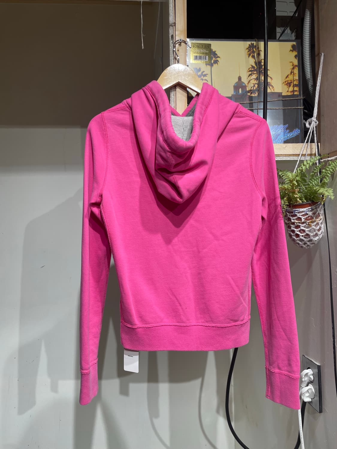 아베크롬비 핑크 크롭 후드티  상품이미지3