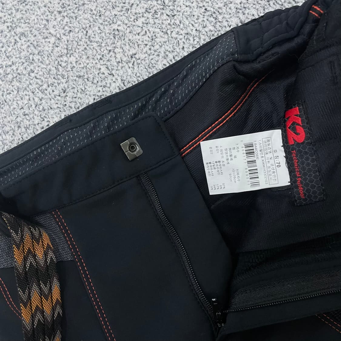 70 케이투 아웃도어 기능성 팬츠 0304S2 상품이미지2