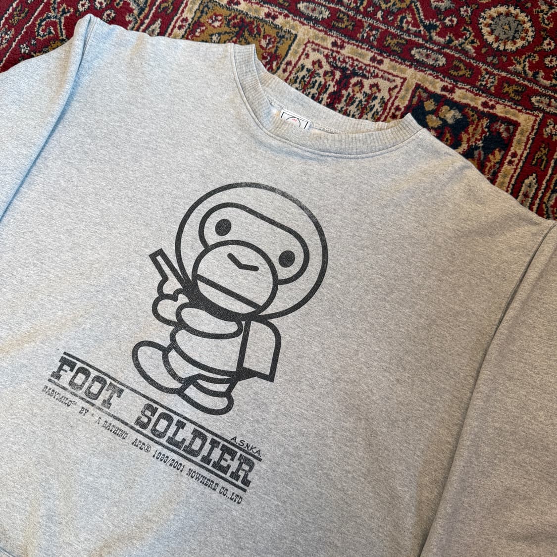 00s 올드베이프 베이비마일로 풋솔져 스웻셔츠 [ 95 ] 상품이미지2