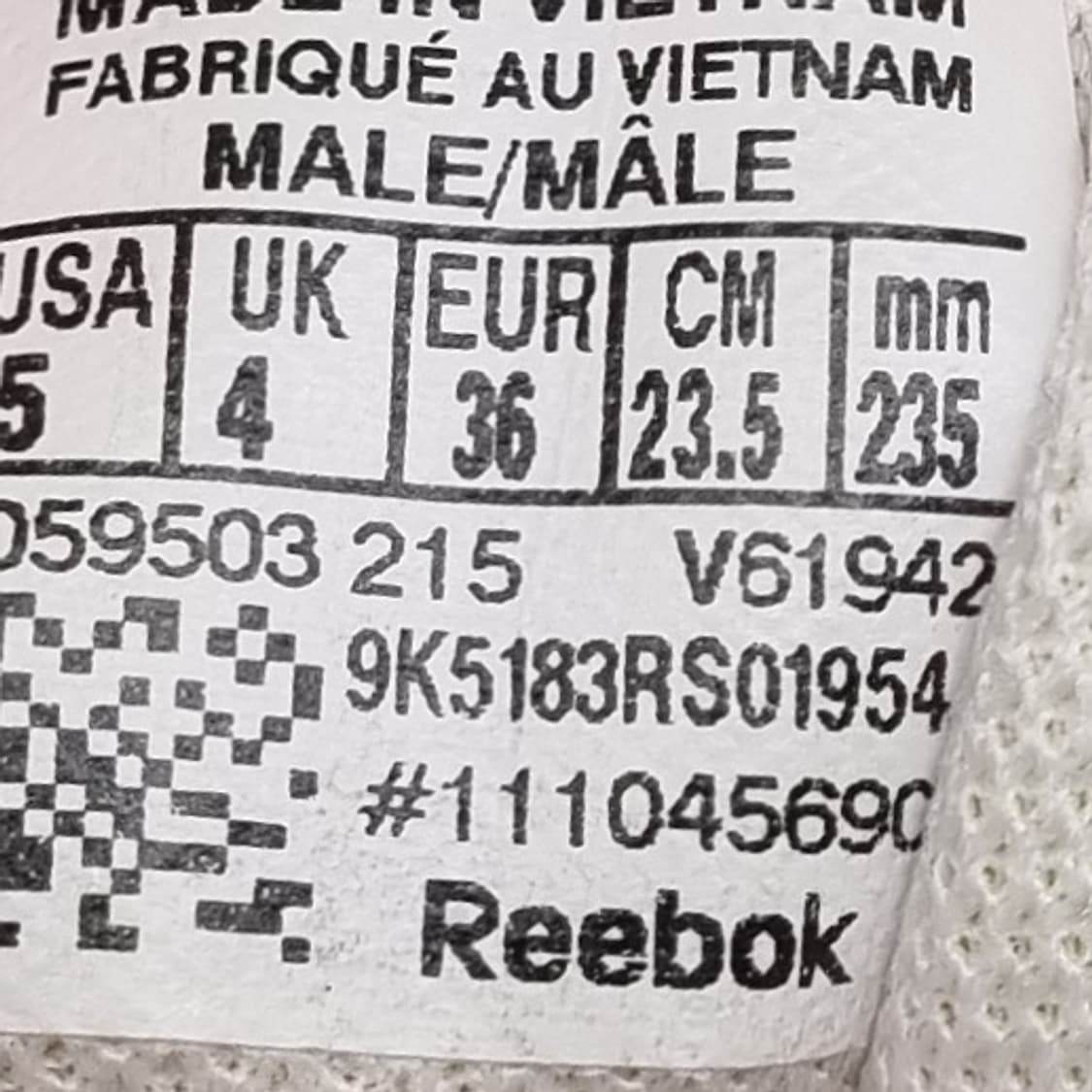 리복 벤틸레이터 여성운동화235 상품이미지6