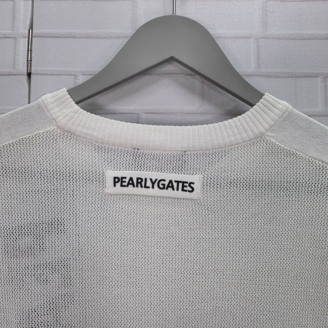 2023년 파리게이츠 자카드 골프 반팔 니트 티셔츠 100 5사이즈 상품이미지8