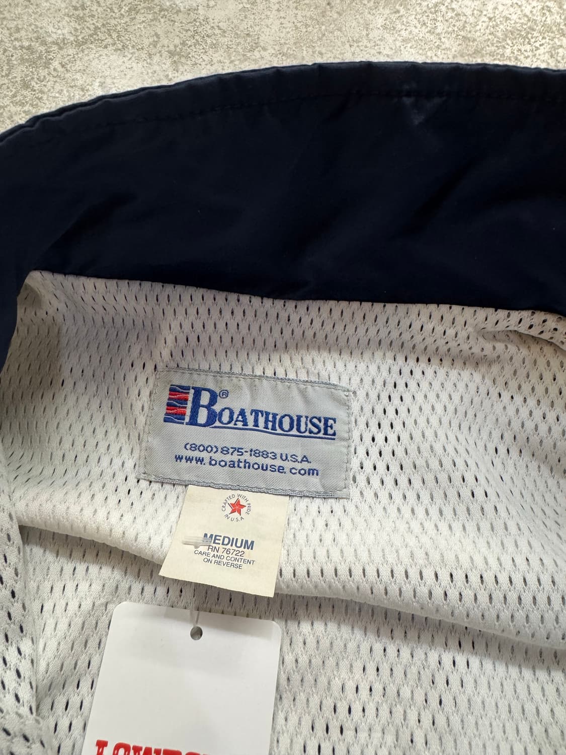90s Boathouse 나일론 하프집업 아노락 상품이미지5