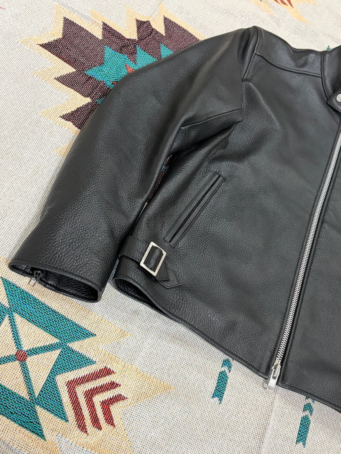 Doffjason cow leather rider jacket 상품이미지3