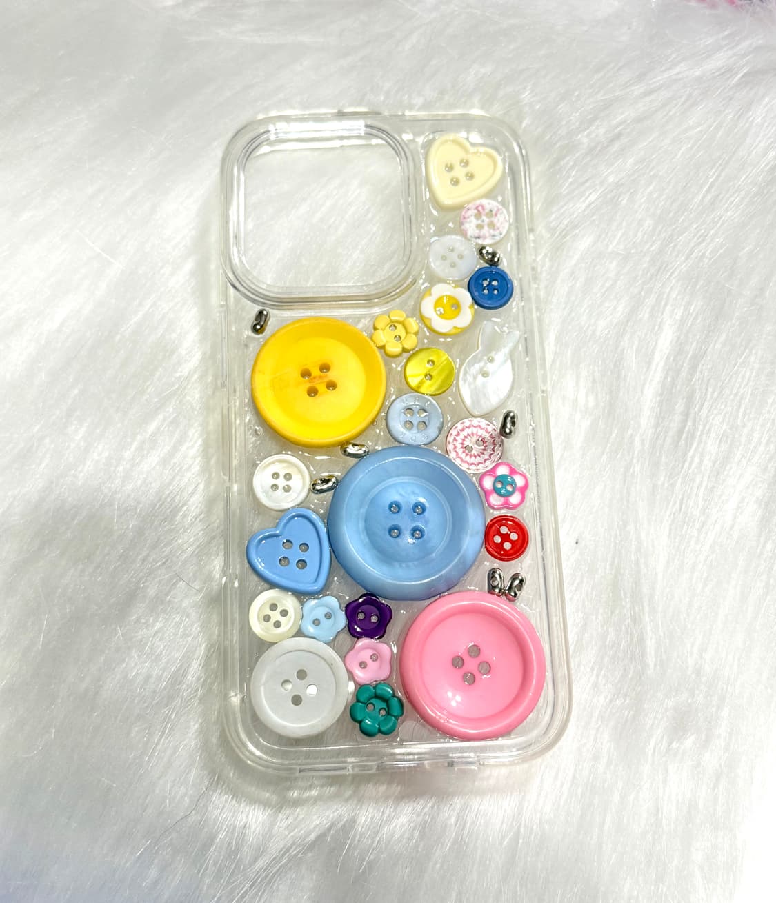 gesumchure 버튼 팝 빈티지 폰케이스(16프로) 상품이미지1