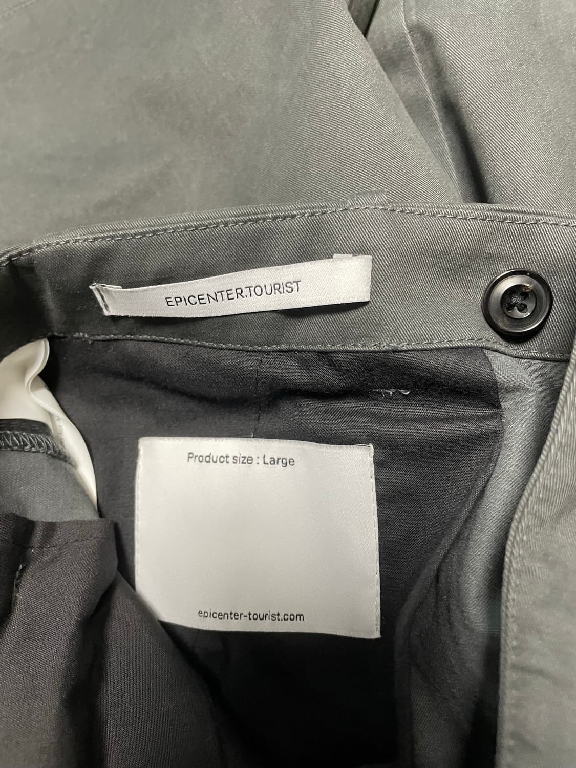 [L] 에피센터 투어리스트 stein trousers (charcoal) 상품이미지6