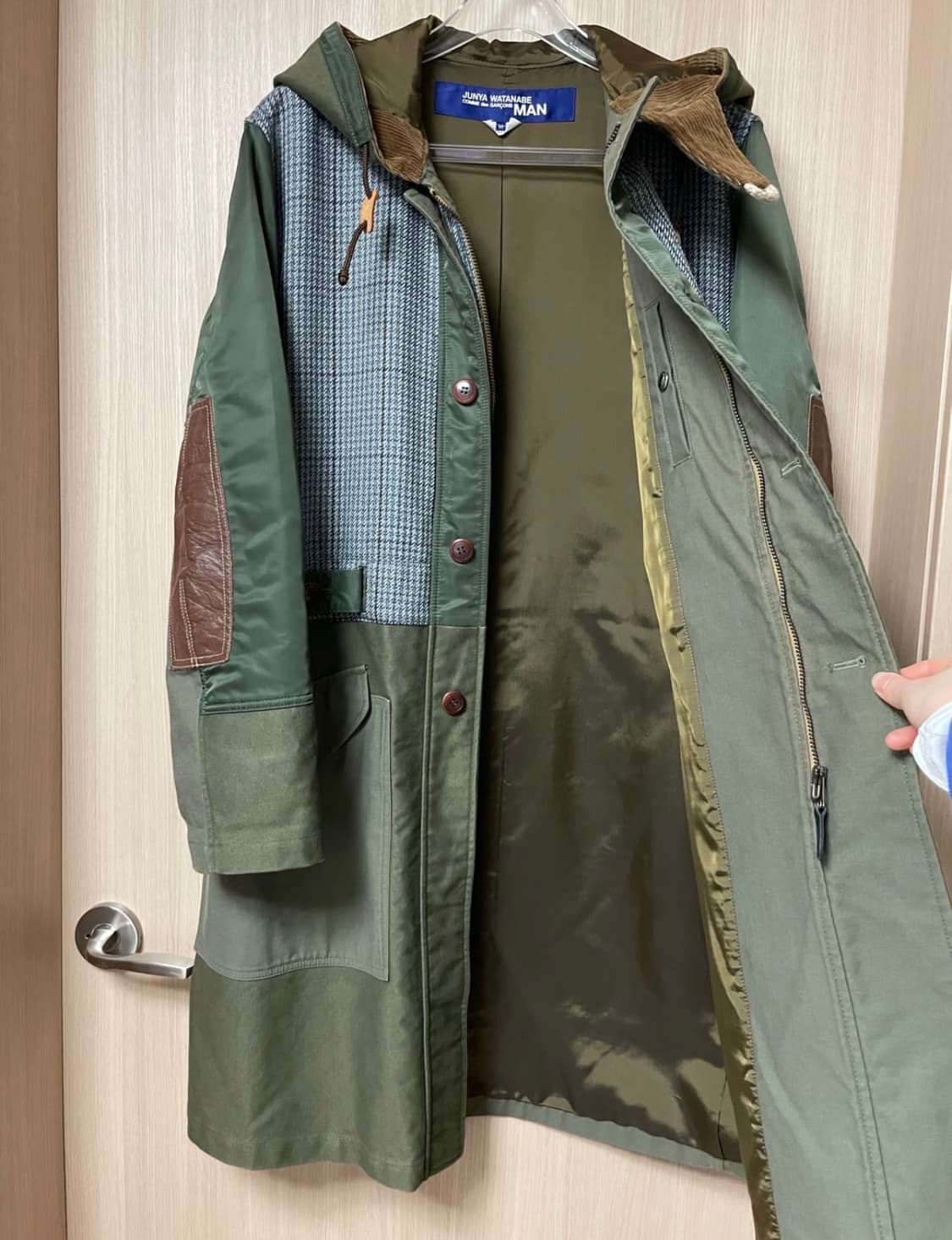 준야 와타나베 맨 꼼데가르송 몰스킨 코트 상품이미지10