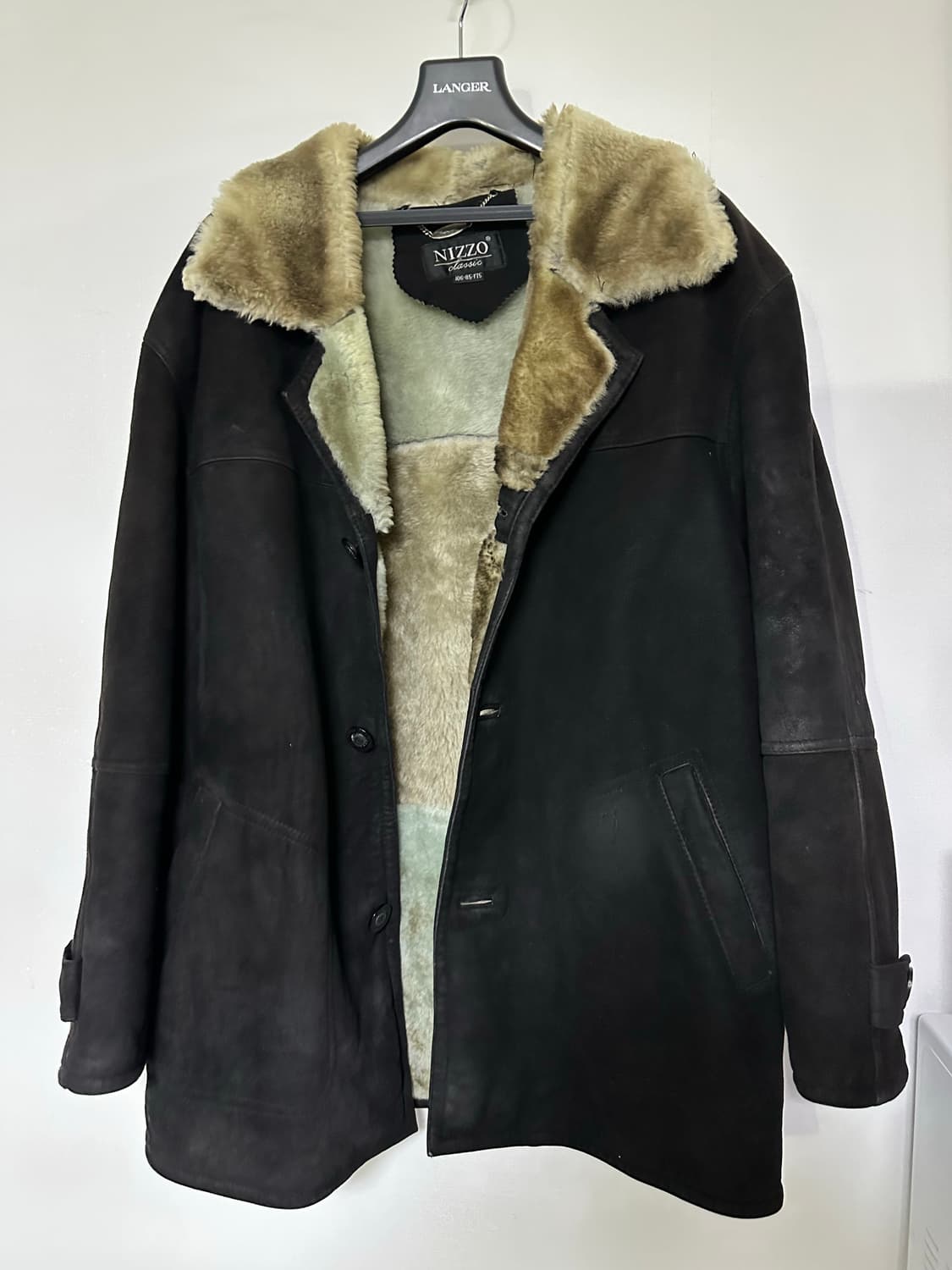 NIZZO 남성 무스탕 코트 상품이미지1