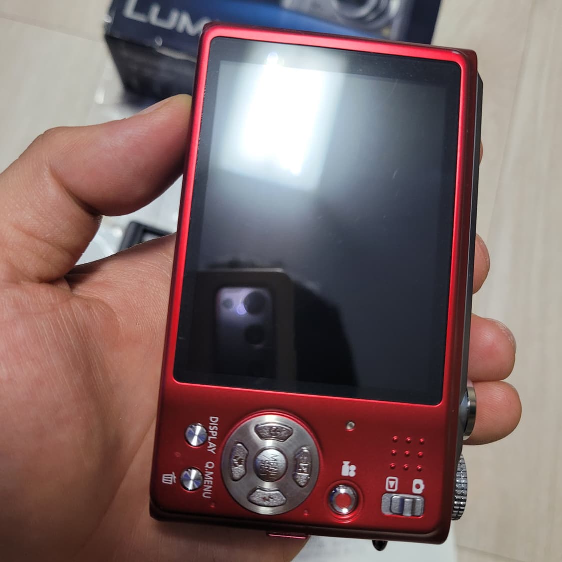 파나소닉 루믹스 DMC-TZ7 빨간색 디카 상품이미지3