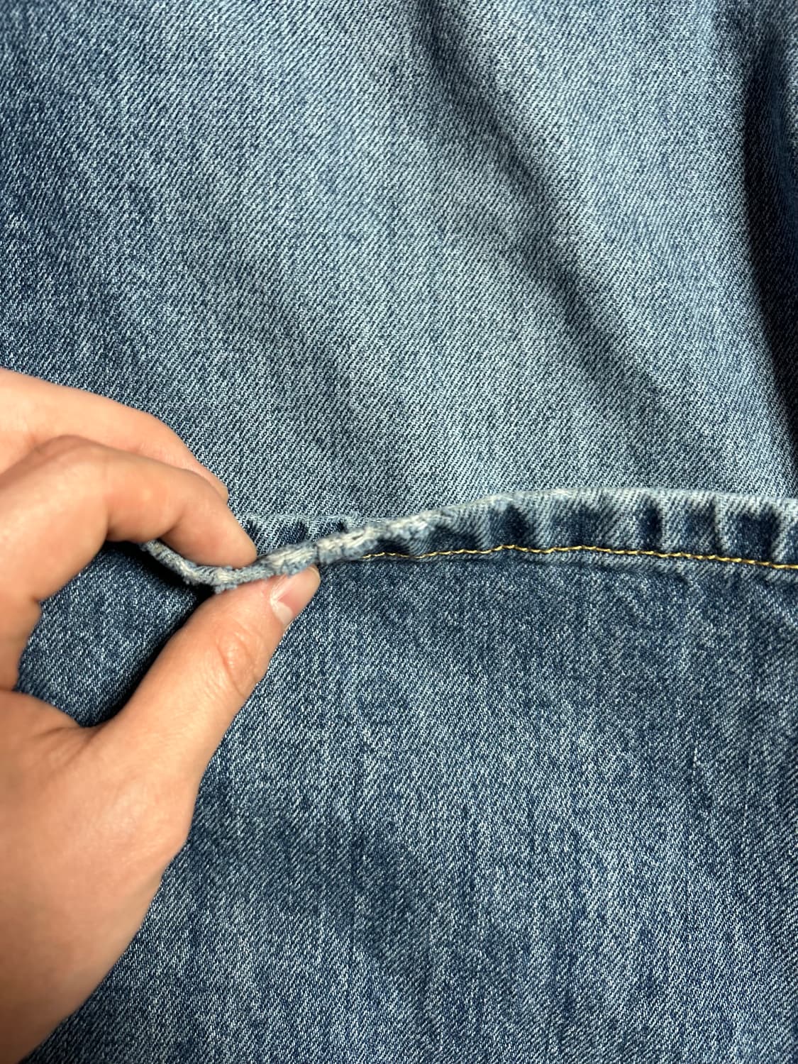 해칭룸 와이드 커브진 와커진 블루 4 상품이미지2