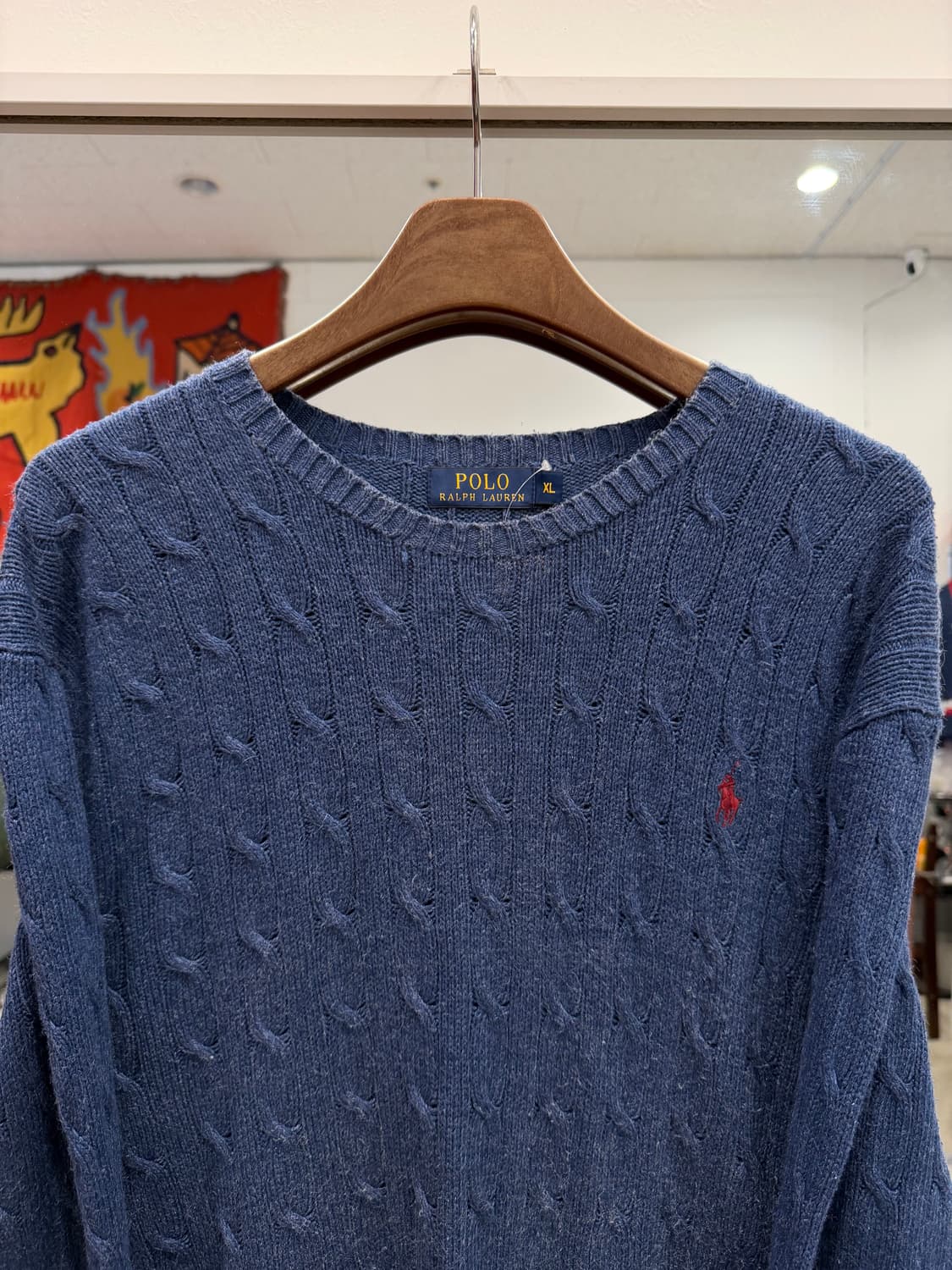 Polo ralph lauren 폴로 랄프로렌 크루넥 케이블 니트 상품이미지2