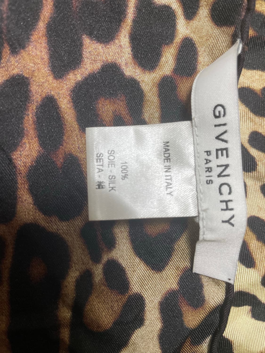 지방시 레오파드 스카프 상품이미지3